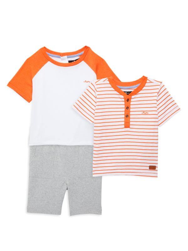 7 For All Mankind Little Boy's 3-Piece Tee & Pants Set